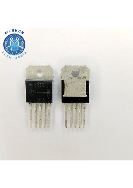 BTS555 (TO-220-ZİP-5)ORİJİNAL Oto Beyin Tamir Entegreleri Merkan Elektronik