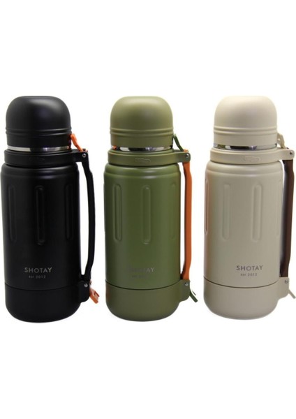 Durable Çelik Termos Matara 1500ML Krem fırsatları