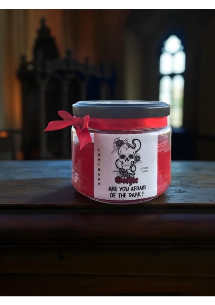 Gothic Kurukafa Amber Kokulu Kavanoz Mum fiyatları