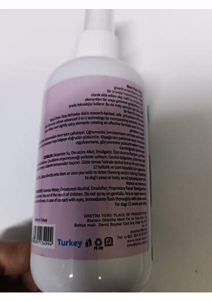 Chew Stop 250 ml Skt: 07/2027 modelleri