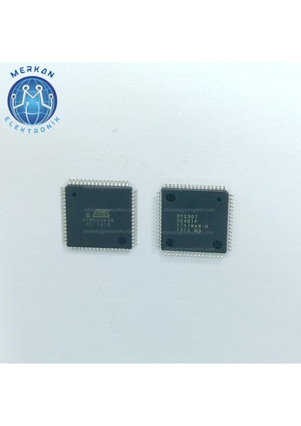 Atmel ATMEGA64A-AU (Plcc-64)Orijinal Oto Beyin Tamir Entegreleri Merkan Elektronik
