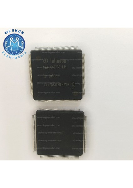 SAK-C167CS-LM (QFP-144-SMD)ORİJİNAL Oto Beyin Tamir Entegreleri Merkan Elektronik
