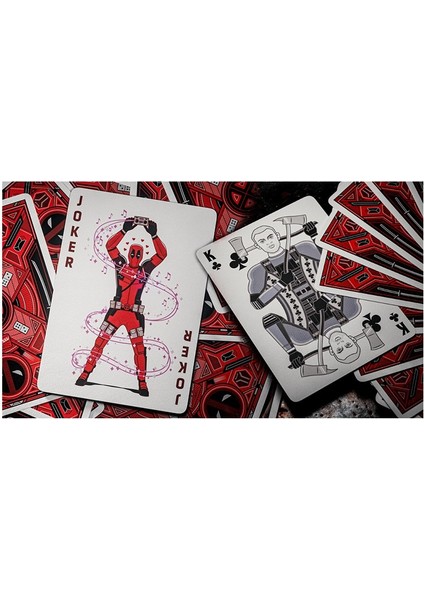 Deadpool Premium Oyun Kağıdı Limited Edition Koleksiyonluk Iskambil Kartları modelleri