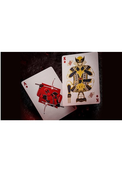 Deadpool Premium Oyun Kağıdı Limited Edition Koleksiyonluk Iskambil Kartları fırsatları