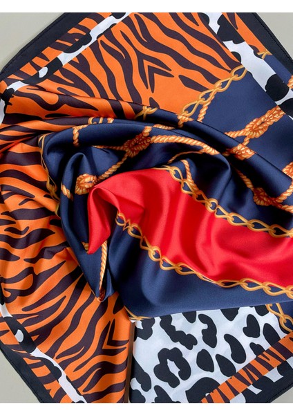 Scarf Animal Desenli Fular 70*70 cm