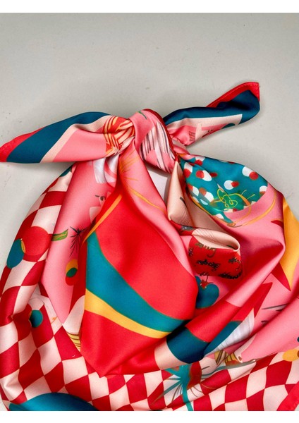 Scarf Narçiçeği Gramafon Fular 70*70 cm fiyatları