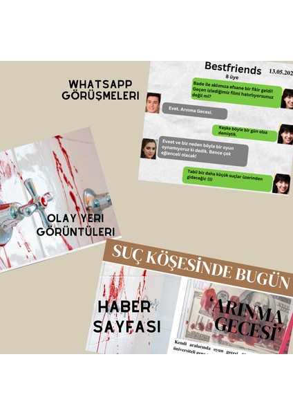 Arınma Gecesi Davası, Cinayet Çözme ve Katili Bulma Oyunu, Suçluyu Bulma- Dedektif Oyunu modelleri