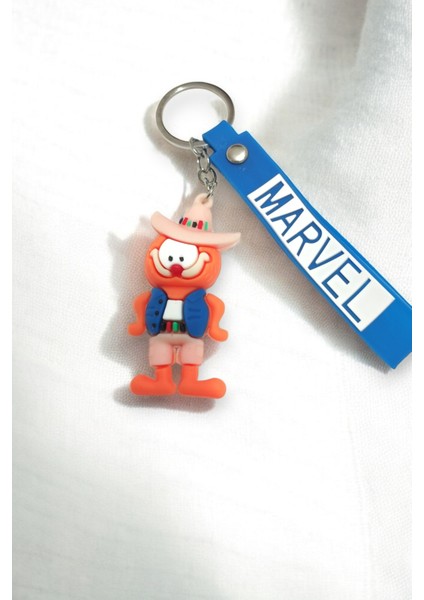 Garfield 3D Marvel Silikon Anahtarlık ve Çanta Aksesuarı 2 Adet fiyatları
