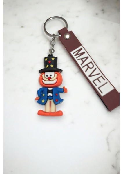 Garfield 3D Marvel Silikon Anahtarlık ve Çanta Aksesuarı 2 Adet modelleri