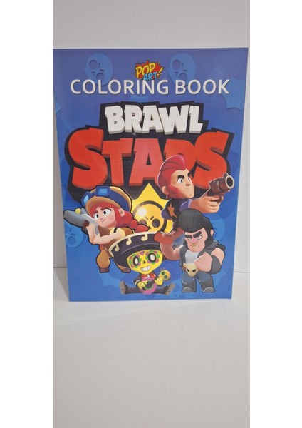 Mutlu Anılar Parti Evi Brawl Stars Boyama Kitabı