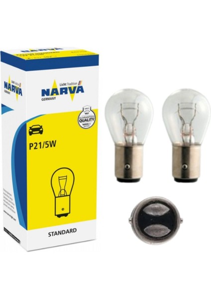 12V 93 21W Tek Filamentli Sinyal ve Stop Ampulü 10 Adet