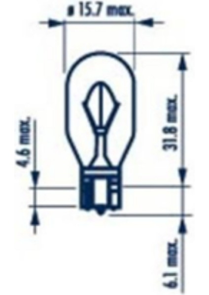 12V T15 W16W 16W Dipsiz (67 Tipi) Ampül 2 Adet modelleri