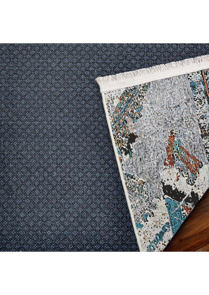Modern Gri Pamuk Dikdörtgen Modern Desenli Pamuk Makinada Yıkanabilir Hav Toz Vermez Leke Tutmayan Kaymaz Taban Dijital Makine Baskı Salon Yolluk Mutfak Halı modelleri