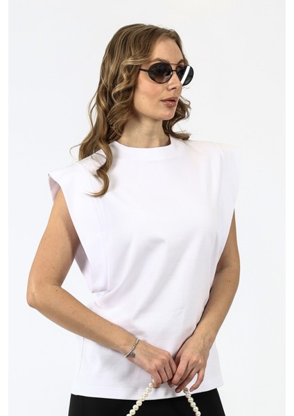 Vatka Görünümlü Kısa T-Shirt