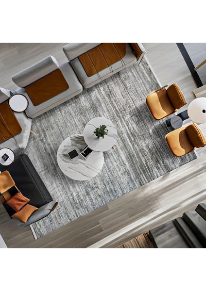 Gri Modern Etnik Desenli Pamuk Makinada Yıkanabilir Hav Toz Vermez Leke Tutmayan Kaymaz Taban Dijital Makine Baskı Salon Yolluk Mutfak Halı modelleri