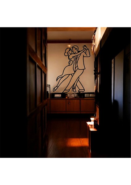 Dans Figürlü Metal Duvar Tablosu