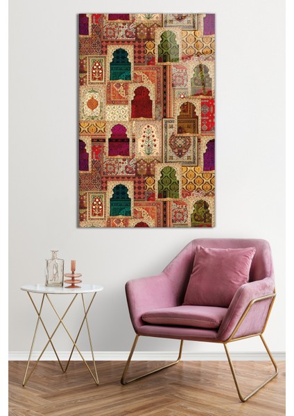 Rengarenk Islami Motif Cam Tablo, Darbelere Dayanıklı Kırılmaz Cam, Hediyelik fiyatları