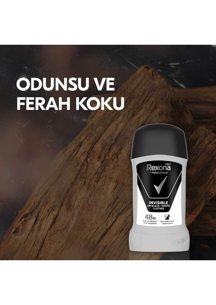 Men Motionsense Erkek Stick Deodorant Invisible On Black White Clothes 50 ml indirimleri