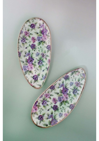 Viola 2 Adet Porselen Kayık Tabak fiyatları