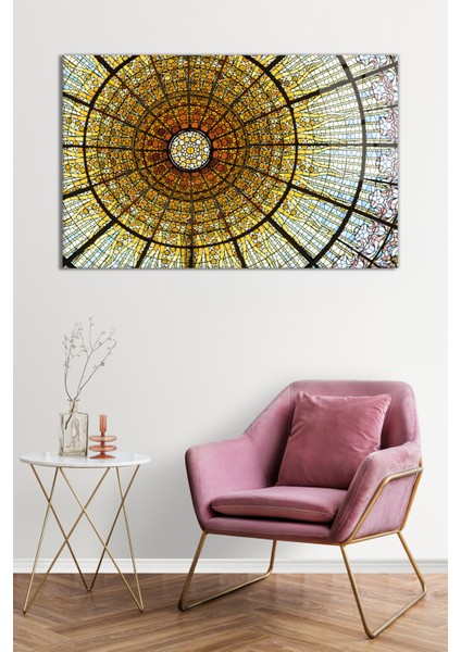 Rengarenk Geometrik Soyut Cam Tablo, Darbelere Dayanıklı Kırılmaz Cam, Hediyelik fiyatları