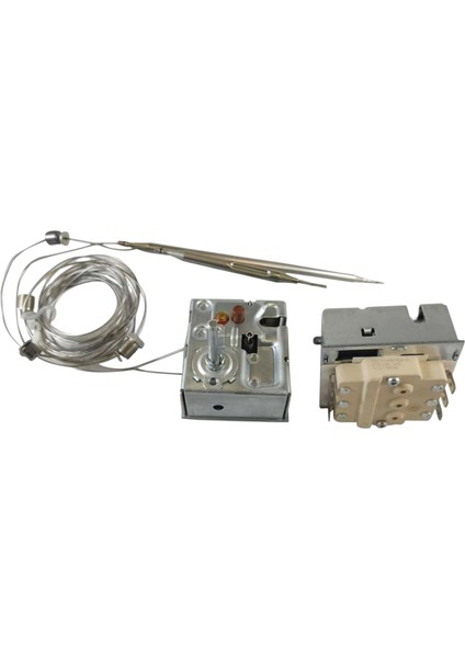 Ego Çift Problu Sanayi Tip Trifaze 60-180 Derece Gazlı Fritöz Termostat ( Iki Uclu 6 Ayaklı 3 Kontaklı)