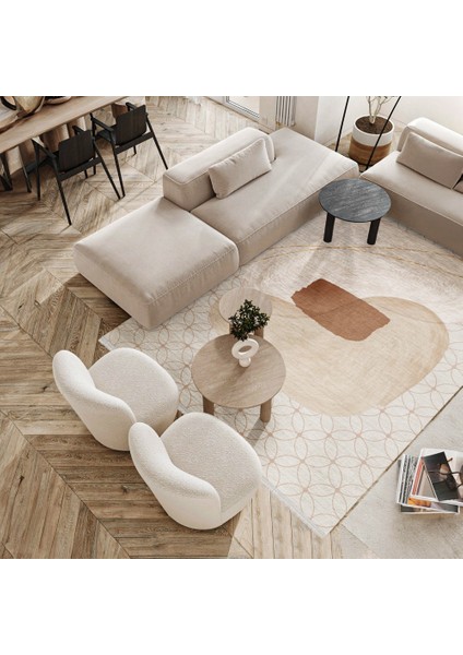 Modern Gri Pamuk Kare Modern Desenli Pamuk Makinada Yıkanabilir Hav Toz Vermez Leke Tutmayan Kaymaz Taban Dijital Makine Baskı Salon Yolluk Mutfak Halı fiyatları