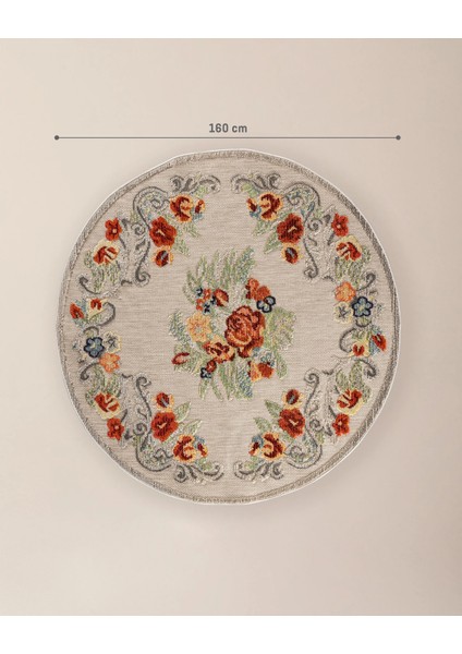 Loubressac Daire Halı - Koyu Bej/Kahverengi - 160x160 cm fırsatları