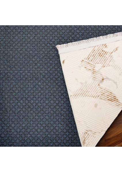 Krem Modern Etnik Desenli Pamuk Makinada Yıkanabilir Hav Toz Vermez Leke Tutmayan Kaymaz Taban Dijital Makine Baskı Salon Yolluk Mutfak Halı modelleri