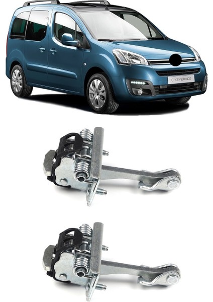 Citroen Berlingo 2008-2017 Uyumlu Ön Kapı Gergisi Sağ + Sol Takım 2 Adet 9181.P2