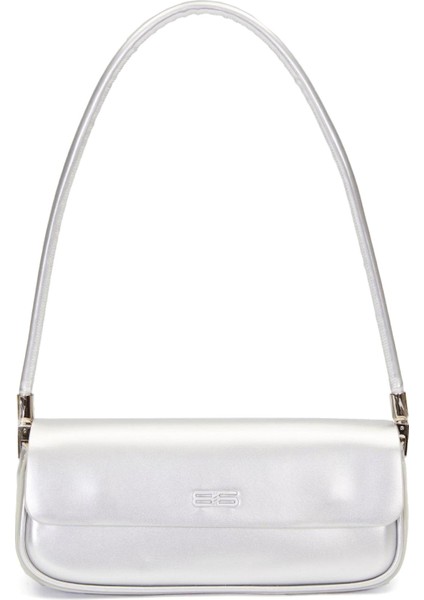 930414 Kadın Uzun Askılı Omuz Çantası Gümüş