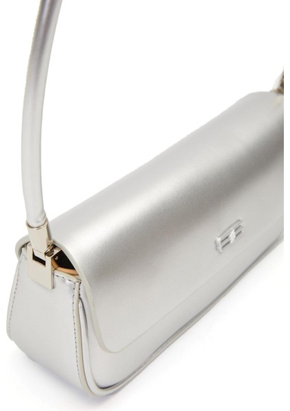 930414 Kadın Uzun Askılı Omuz Çantası Gümüş modelleri