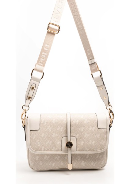 Silver & Polo Taş - Kemik SP1182 Kadın Çapraz Çanta