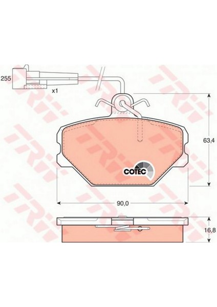 Ön Balata Fişli Tmpr-Tipo Uno 1.4-1.6 Panda 85-04 Gnzrz