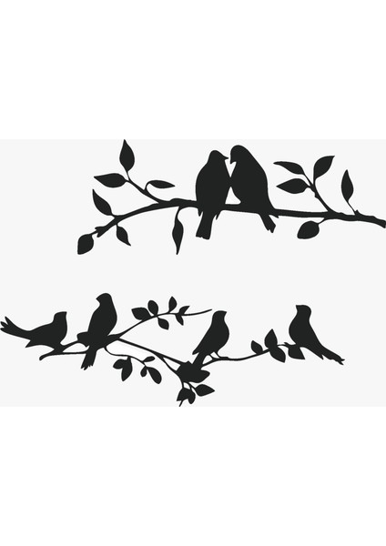 Dalda Kuş Figürlü Metal Duvar Tablosu fırsatları