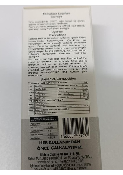 Plus Calming Liquid 50 ml Skt : 05/2027 fiyatları