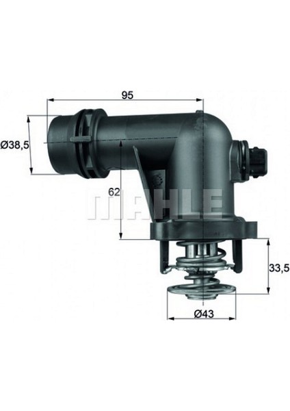 Termostat Komple 105C Bmw E46-316İ-318İ 105C Gnzrz