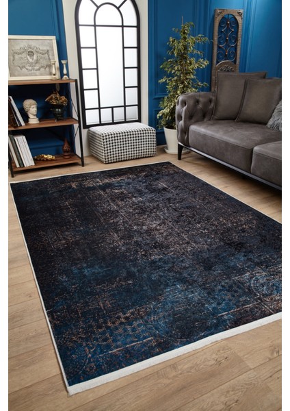 Marage Siyah Modern Etnik Desenli Makinada Yıkanabilir Hav Toz Vermez Leke Tutmayan Kaymaz Taban Dijital Makine Baskı Salon Yolluk Mutfak Halı modelleri