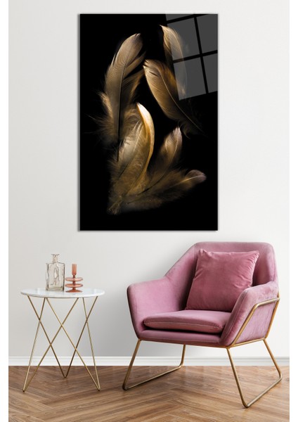 Kahverengi Tüyler Soyut Cam Tablo, Darbelere Dayanıklı Kırılmaz Cam, Hediyelik fiyatları