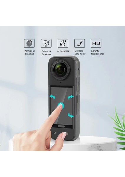 INSTA360 X5 ve X4 Uyumlu Tam Saran Ekran Koruyucu fırsatları