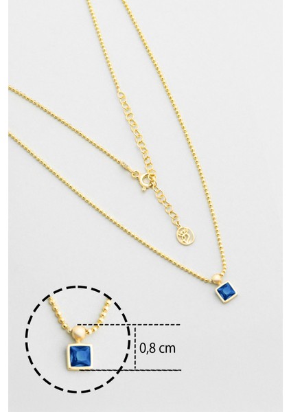 Minimal Renkler 18 Ayar Sarı Altın Kaplama 45 cm Gümüş Tektaş Kolye modelleri