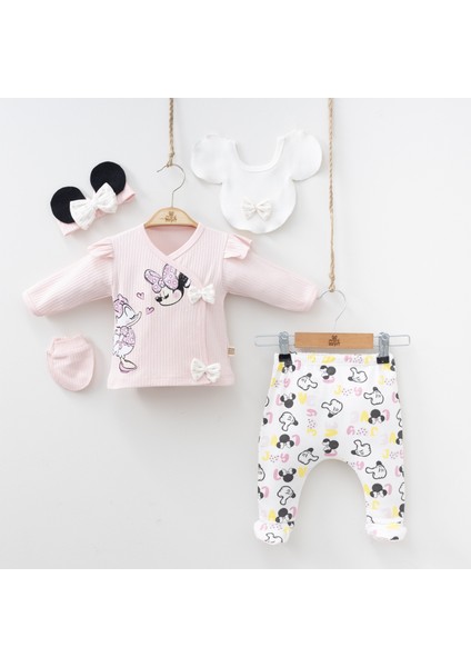 7051 Mnz Marka Daisy Yeni Doğan Hastane Çıkışı Kız 5'li Set