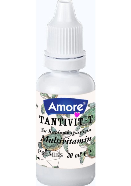 Tantivit Turtle 42 Adet 30ML Su Kaplumbağası Multivitamin Premix