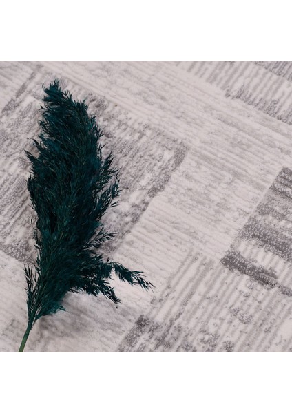 Modern Gri Akrilik Dikdörtgen Modern Desenli Akrilik Hav Vermeyen Leke Tutmayan Kolay Temizlenen Yumuşak Makine Salon Yolluk Mutfak Halı modelleri