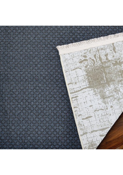 Krem Modern Etnik Desenli Pamuk Makinada Yıkanabilir Hav Toz Vermez Leke Tutmayan Kaymaz Taban Dijital Makine Baskı Salon Yolluk Mutfak Halı modelleri