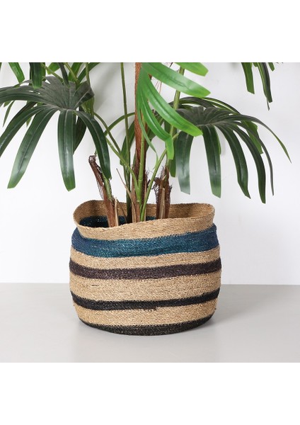 Mylamp Nairobi Afrika Doğal Deniz Sazı Sepet&saksı 40X27 cm