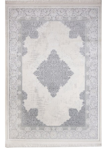 Klasik Gri Akrilik Dikdörtgen Modern Desenli Akrilik Hav Vermeyen Leke Tutmayan Kolay Temizlenen Yumuşak Makine Salon Yolluk Mutfak Halı