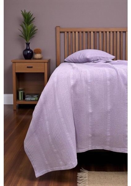 %100 Pamuk Tek Kişilik Bordürlü Pike Takımı (1ADET Pike 1ADET Yastık Kılıfı), Terletmeyen, Şık Tasarım fiyatları