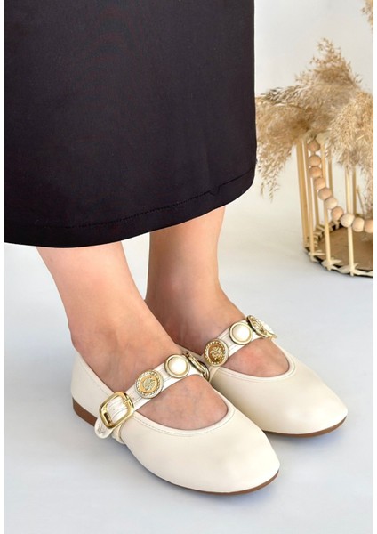 Atnis Bej Cilt Babet Ayakkabı modelleri