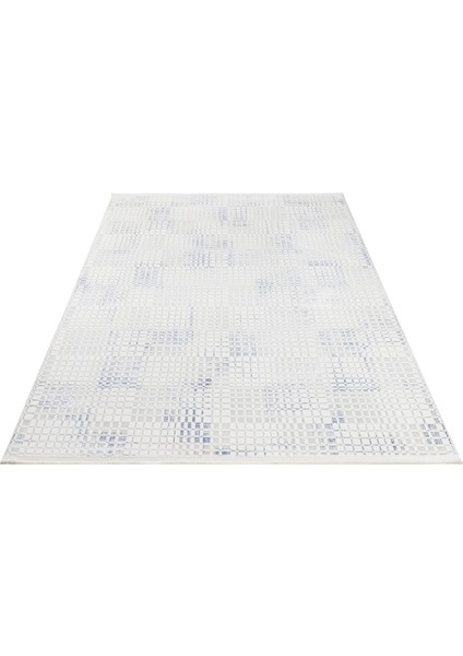 Sky Geometrik Mavi Mikrofiber Dikdörtgen Modern Desenli Akrilik Hav Vermeyen Leke Tutmayan Kolay Temizlenen Yumuşak Makine Salon Yolluk Mutfak Halı fiyatları