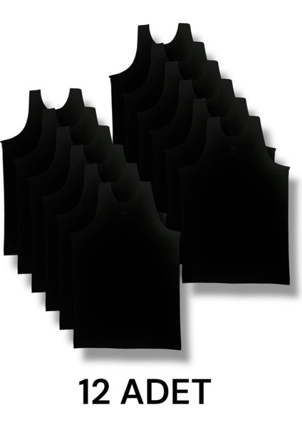 Askılı Erkek Atlet Pamuklu 12'li Paket